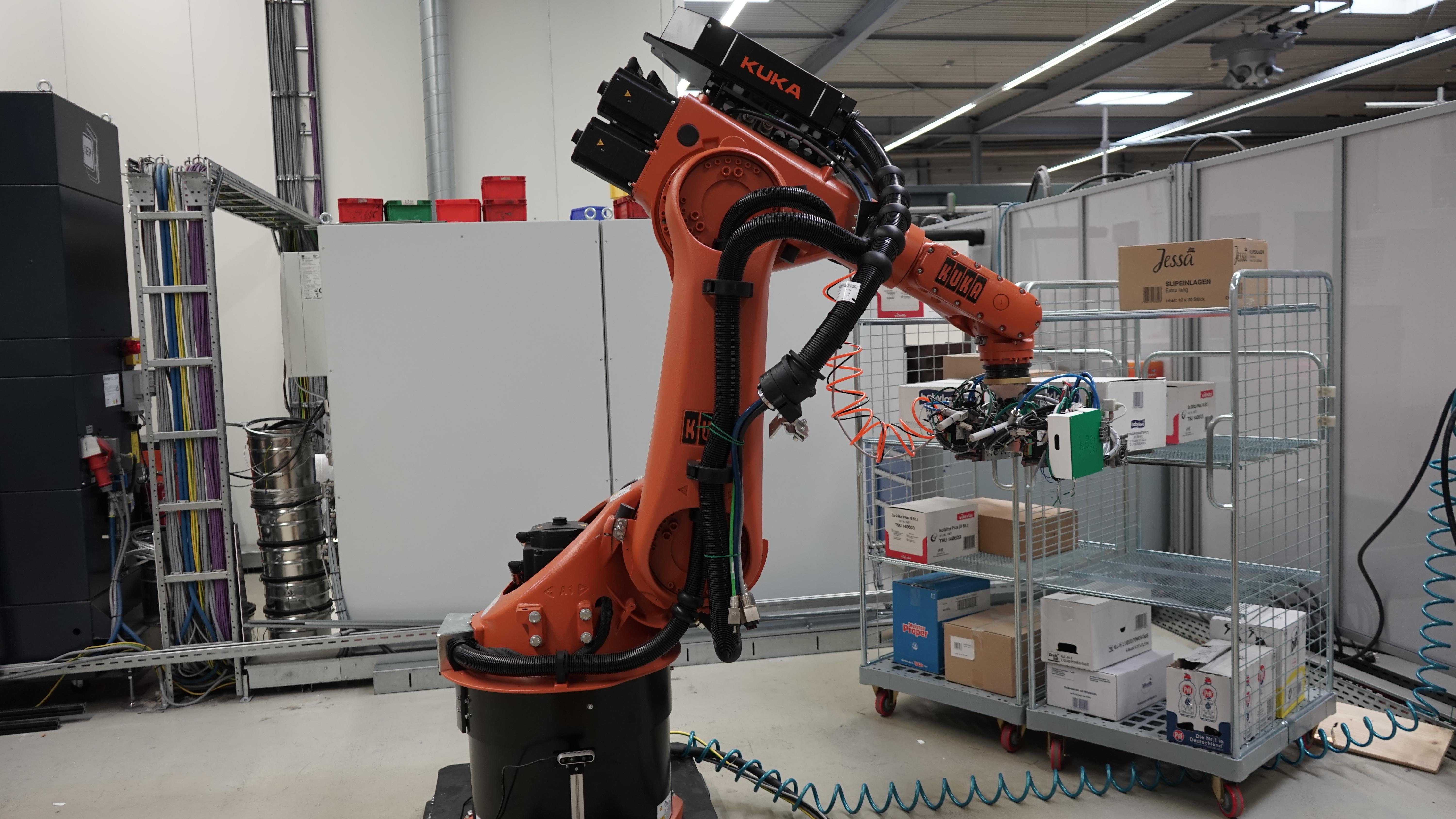 Sistema robotico autonomo per la depallettizzazione flessibile 